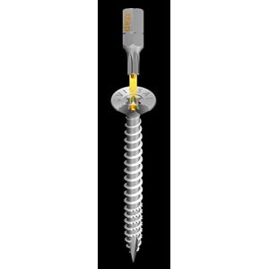 Image de Vissal Vis spéciale bois Bois zinguée tête fraisée TX 3,0 x 30 mm boite de 500 vis TX10