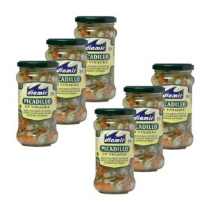 Lot 6x Pickle de légumes au vinaigre - Bocal 300g