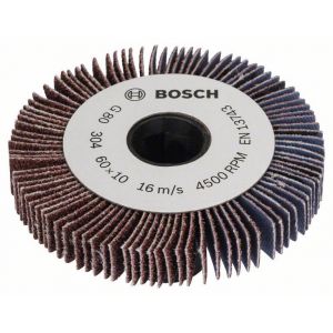 Image de Bosch Rouleau à lamelles pour ponceuse PRR 250 ES de 10mm de largeur, grain 80, 1600A0014Y