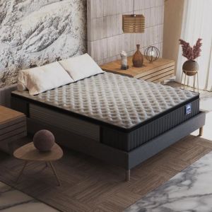 Sensorêve - Matelas Hybride : Ressorts ensachés + Mousse Mémoire de Forme - Épaisseur 30cm - Soutien Tonique & indépendance de Couchage
