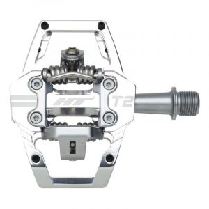 HT Components Pédales automatiques VTT T2 aluminium argent