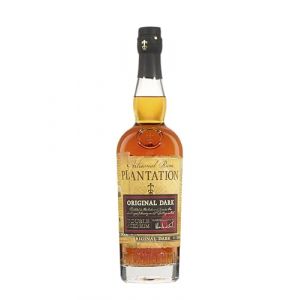 PLANTATION RUM - Original Dark - Rhum Vieux Ambré - Origine : Caraïbes - Notes de Fruits secs & Epice - 40 % Alcool - 70 cl