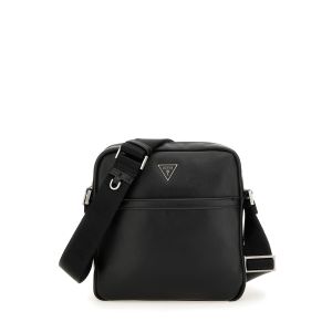 Guess Sac à bandoulière plat avec fermeture éclair Scala