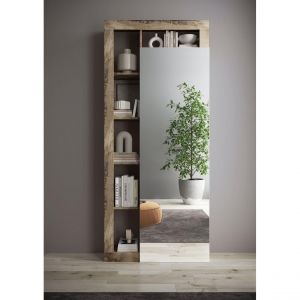 Porte-manteau 2 portes avec miroir