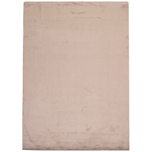 Sough - Tapis Salon Fourrure Poils Longs Velour Moelleux unicolore (Beige Taupe - 200x290cm)