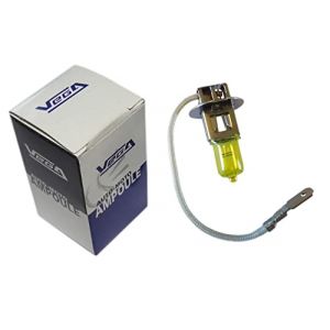 1 ampoule Vega Jaune ancien H3 100W PK22s Marque Fran&ccedil;aise 12V