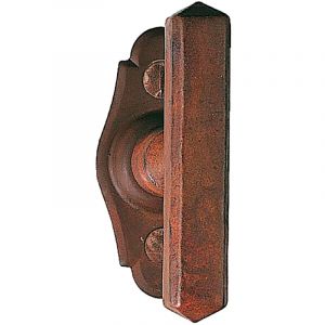 Bouvet Bouton sur platine Bellac en fer rouillé martelé BO48PC30E