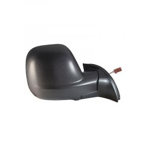 Repiauto - Rétroviseur électrique droit noir chauffant à sonde compatible avec Peugeot Partner 2012-2018