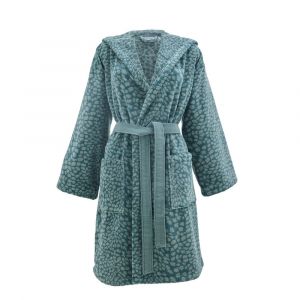 Anne de Solène Peignoir à capuche coton vert foncé xl