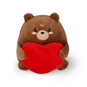 Legami Peluche Super Soft!, th&egrave;me Teddy Bear, Format Mini, avec Carte d'Identit&eacute; Personnalisable, Tient Debout, 14x15x12 cm