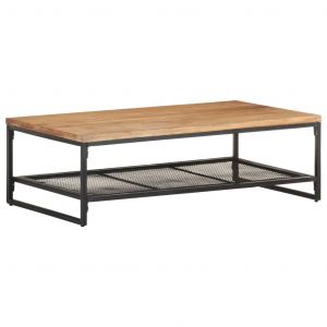 VidaXL Table basse 110x60x35 cm Bois d'acacia massif. Produit Neuf ! Garantie 0 ans !