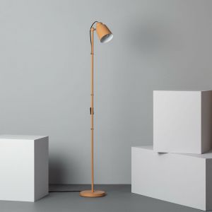 Unknown LEDKIA LIGHTING Lampadaire Ulux 1450x250x250 mm Camel E27 Métal pour Décoration Salon, Chambre, Cuisine