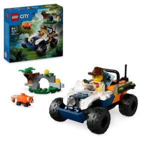 LEGO City 60424 Le tout-terrain de l&rsquo;explorateur de la jungle et le panda roux