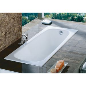 Roca Classic - Baignoire rectangulaire perc&eacute;e 2 trous (160 x 70 cm)