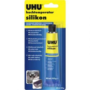 Image de UHU Silicone thermorésistant 46735 80 ml Couleur noir