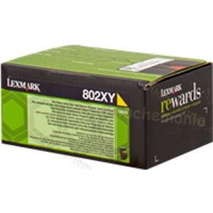 Image de Lexmark 802XY - Toner jaune 4000 pages