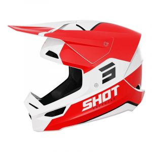 Shot Casque cross Furious Bolt red glossy- S