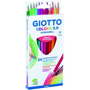 Giotto Colors 24 Crayons Triangulaires