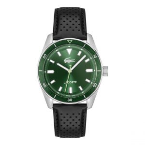 Lacoste Montre Homme Boston - 2011423 Bracelet Cuir Noir