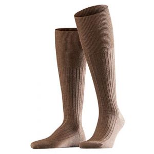 Falke City Messieurs Mi-Bas Bristol Pure Lot de 2 - Marron - 41-42