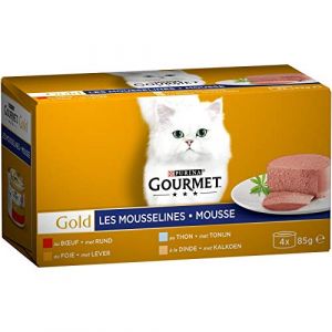 Gourmet Gold - Gold Mousse 340G - Lot De 4