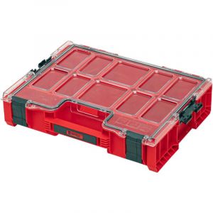 QBRICK SYSTEM Malette Outils Boîtes à Outils Valise PRO Organizer 300 RED Ultra HD Boîte De Tri De Gamme De Vis Rouge 460 x 370 x 135 mm