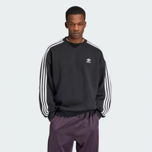 Adidas Oversize crew black Originals, Hoodies & Sweatshirts, en noir, taille: M - Couleur noir - Taille M