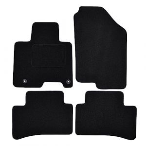 Tapis de sol - Hyundai - Tucson - Velours noir - 4 pièces - Ajustement précis