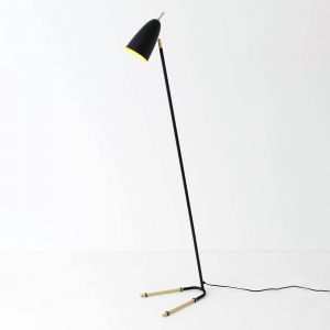 Boutica-design Lampadaire Obelisco 1x25W E14 Or Noir