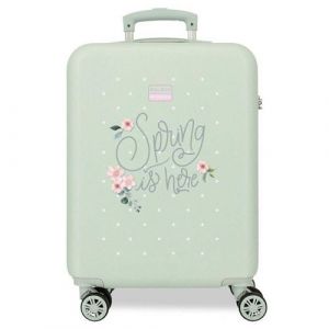Roll road Spring is Here Valise de Cabine pour Enfant, fabriquée en ABS, Un matériau résistant et léger, Menthe (Menta), Maleta, Valise