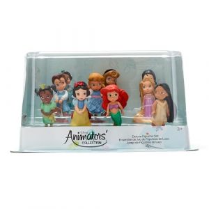 Image de Coffret de 10 Figurines Princesses Animator, Cinderella, Aurora, Alice, Tinker Bell, Ariel, Belle, Jasmine, Rapunzel,
