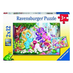 Ravensburger 2 Puzzles - Monde de la Licorne Magique