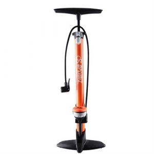 Pompe de gonflage vertical pied main Atoo Optimiz mano 11 bars pour pneu v&eacute;lo MFPN : pompe Optimiz mano 11 bars 182005 1N