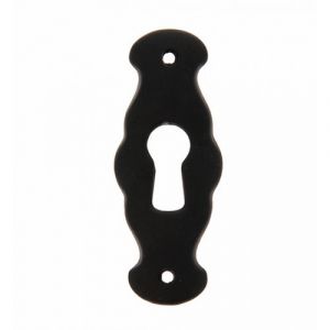 Entr&eacute;e 1217 en zamak - hauteur 48 mm - finition noir mat - CADAP