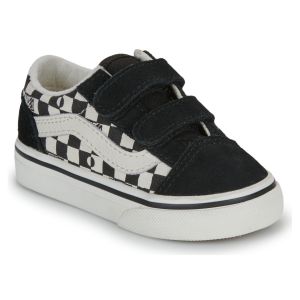 Vans Baskets basses enfant Old Skool V GEO CHECK BLACK Noir - Taille 19,20,21,22,24,25,26,23 1/2,26 1/2