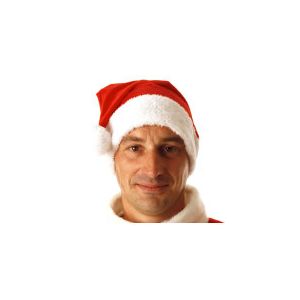 Party Pro 873643 - Bonnet de Père Noël luxe