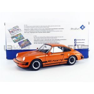 Voiture Miniature de Collection SOLIDO 1 18 PORSC 911 3 0 Carrera 1977 Gulf Orange 1802605