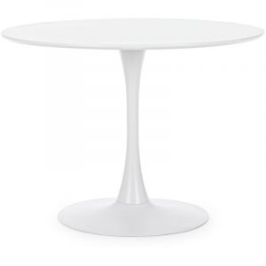 BIZZOTTO SALON Table de salle à manger Table Bloom Blanche D100
