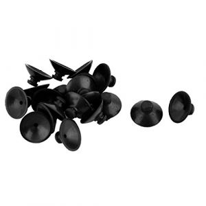 Sourcing map Ventouse d'aquarium X AUTOHAUX Aquarium famille Outils Bol ventouses en caoutchouc 2cm Diamètre 20pcs