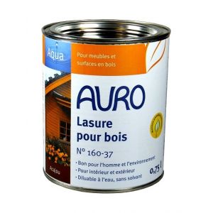 Auro Lasure pour bois diluable (Acajou) 0,75L - N°160-37