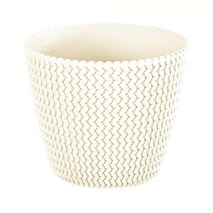 Image de Pot de fleur Prosperplast Splofy DSP400 CY728 couleur cr&egrave;me 28,2 l