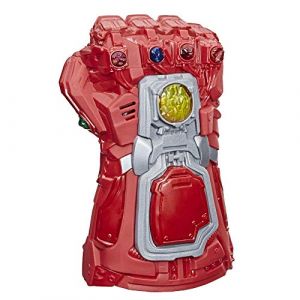 Hasbro Marvel Avengers: Endgame, Gant d'infinit&eacute; &eacute;lectronique Rouge avec lumi&egrave;res et Effets sonores, d&eacute;guisement de Super-h&eacute;ros