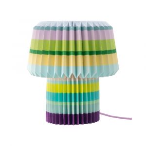 Remember Lampe de table en papier Stripes H31cm - Multicolore -