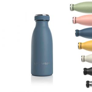 LARS NYSOM Ren Gourde isotherme en acier inoxydable 350ml Pierre bleue