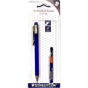 Staedtler 7775bkd25da Porte-mine Graphite et 1 x boîte de Lot (mines HB inclus). remplis avec B Diamètre de la mine 0,5 mm Couleur