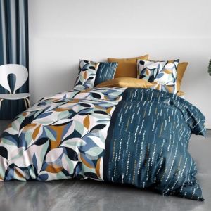 Easy Dort Parure de lit - Floris - 240x260 cm - Coton 100% - Oeko-Tex - 57 fils/cm²