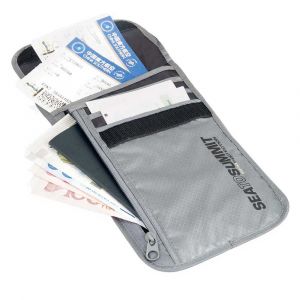 Sea to Summit Neck Wallet RFID - Porte-monnaie gris