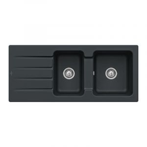 Villeroy & Boch Evier 1 bac et demi Architectura 80 Noir