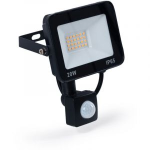 Barcelona led Projecteur led extérieur avec détecteur de mouvement pir - 20W - Blanc Chaud