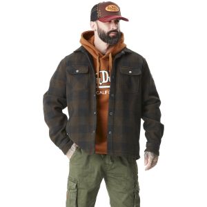 Von Dutch Veste Surchemise homme &agrave; carreaux Pepper